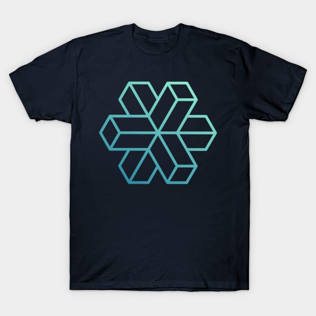 Strange Geometry - Expand (Outline) T-Shirt by ncprocter